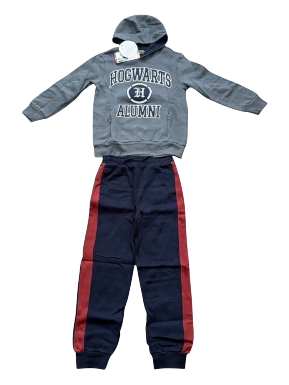Harry Potter Hogwarts Alumni Fleece Hoodie Joggers Set Boys M 8 NWT Gryffindor